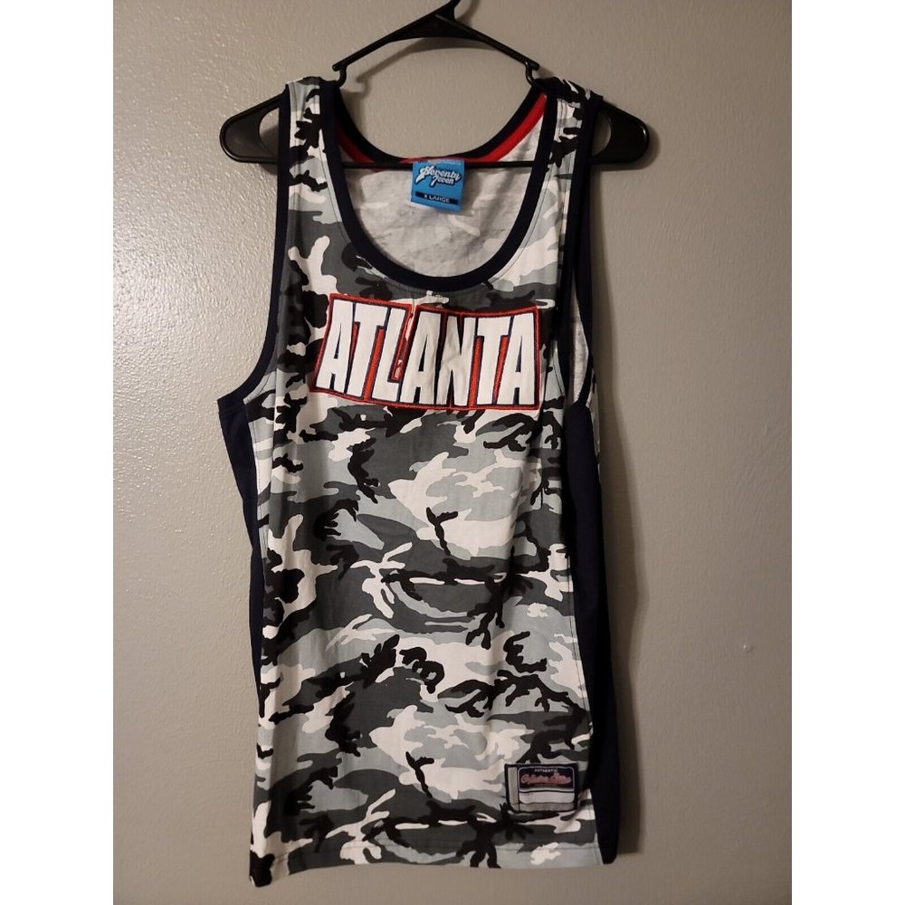 Seventy 7even Collector's Edition Camo Tank Top Jersey Atlanta Men's Size XL